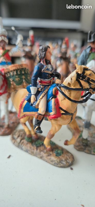 Lot De 2 Figurines En Plomb G.F.L - Napoléon Et Joséphine (1804) - Premier Empire