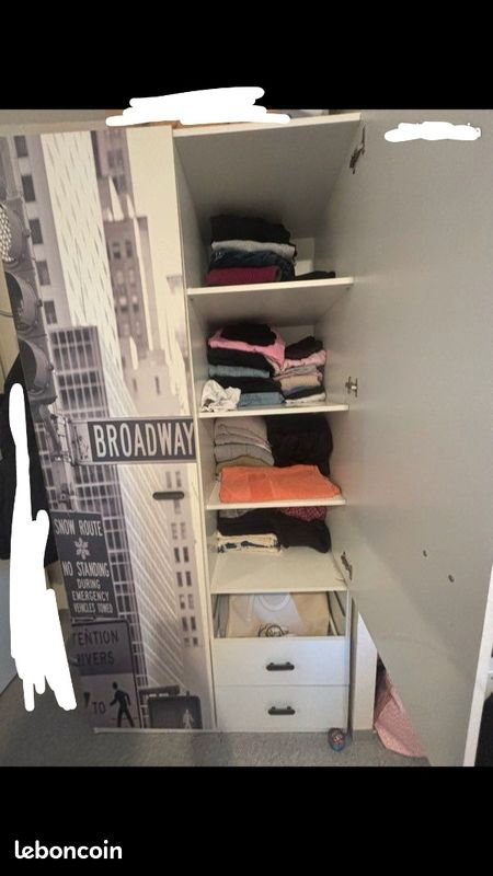 Ensemble armoire + bureau (image 1)