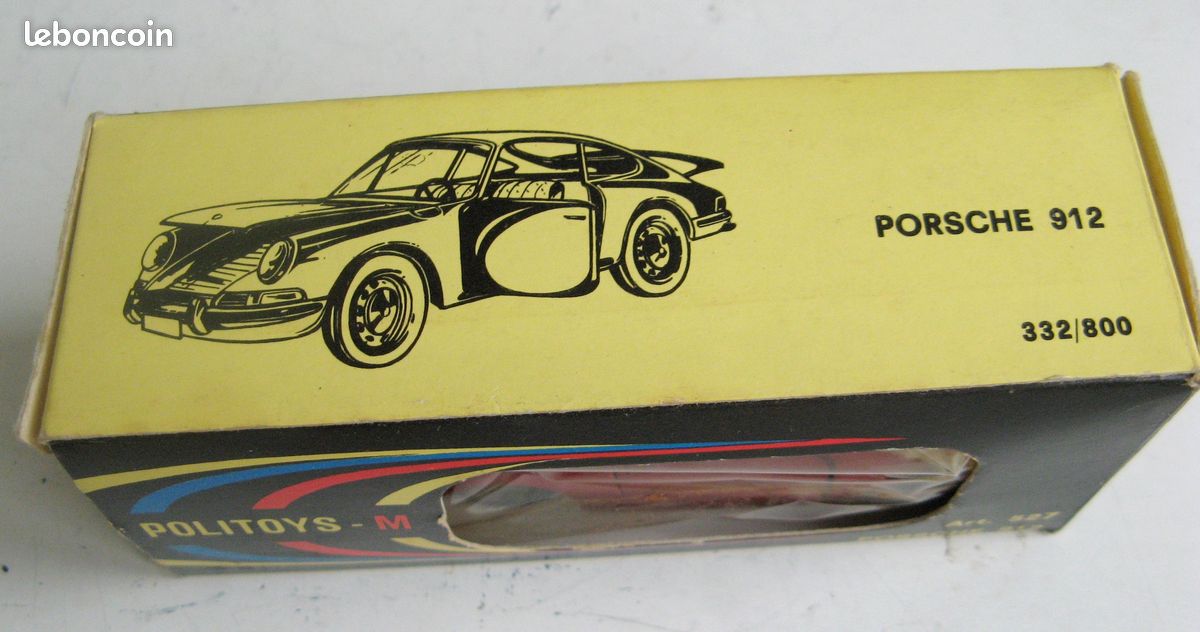 MINIATURE PORSCHE 912 POLITOYS -M 1/43è (image 5)