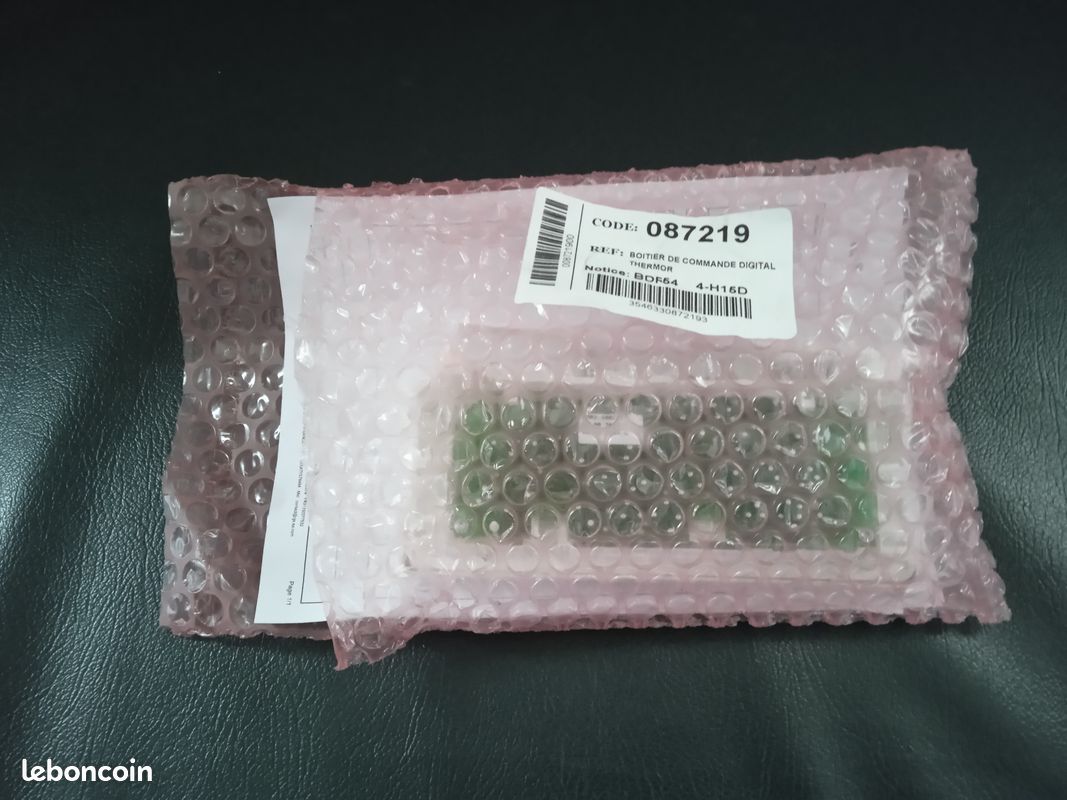 Boîtier De Commande 087219 Pour Radiateur Thermor - Compatible Equateur 2, Ovation 2 Et Modèles Similaires