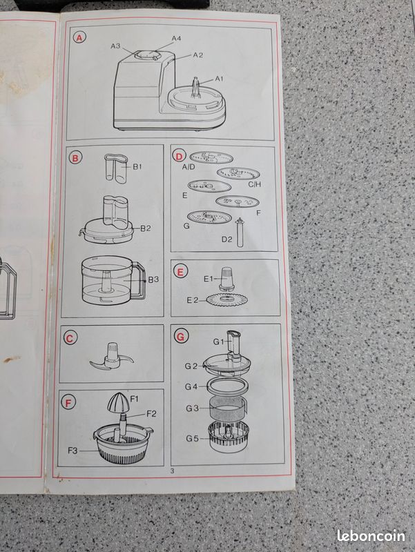 Robot complet moulinex (image 4)