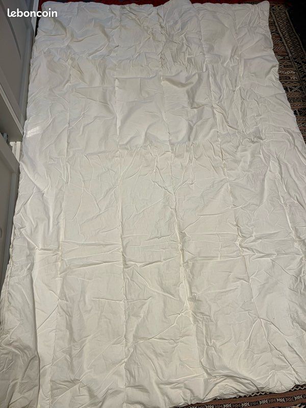Lot de 1 couette ( anti allergie ) et 3 parures de lit - parfaits états (image 4)