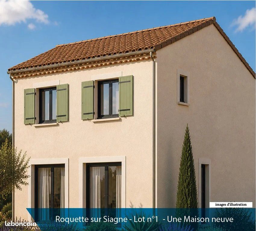 Maison 4 pièces 93 m² · à La Roquette-sur-Siagne · 93 m² · 499 000 €