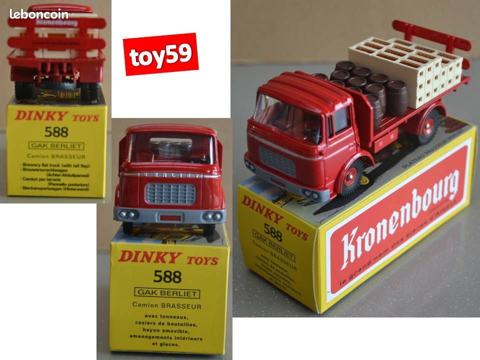 DINKY 588 BERLIET GAK BEER LORRY TRUCK GAK