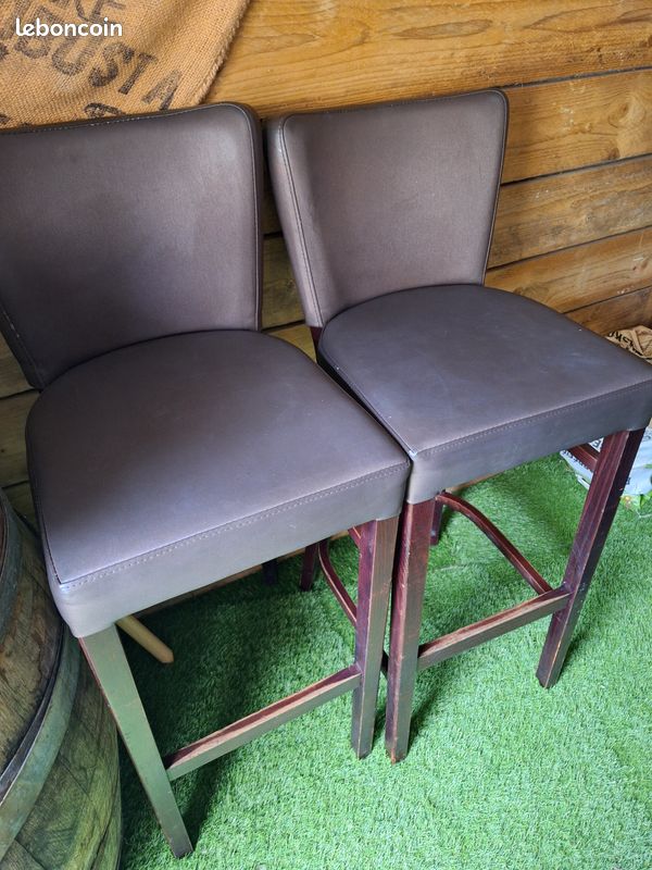 Lot de 2 tabourets de bar (image 1)