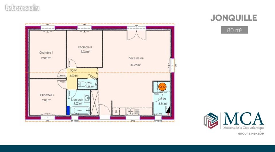 Maison 4 pièces 80 m² - Soustons 40140 (image principale 7)