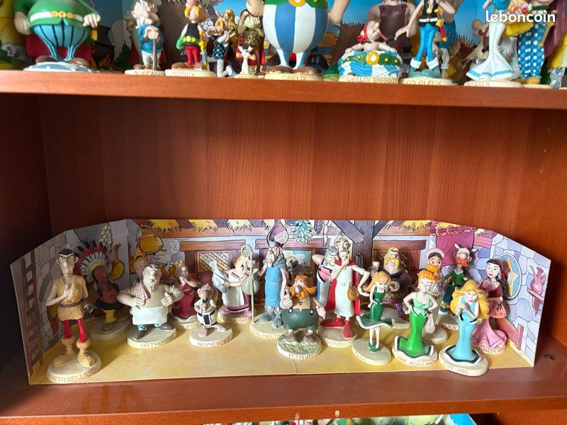 Lot figurines astérix - Atlas Plastoy - Figurines en résine sous blister - Collection