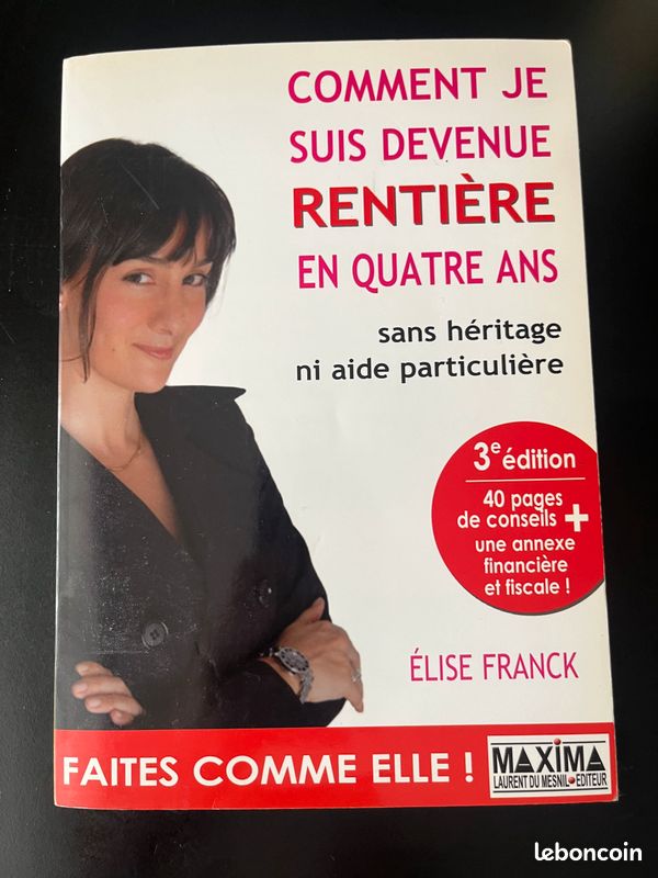 Livre Elise Franck : comment je suis devenue rentière en 4 ans (image 1)