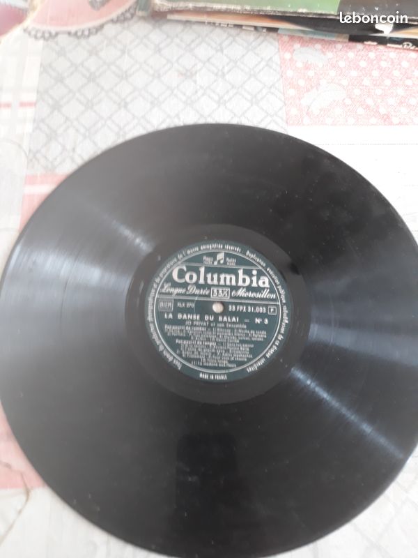 Disque vinyle 33 tours - Danse du balai N° 3 de Jo Privat et son orchestre musette (image 2)