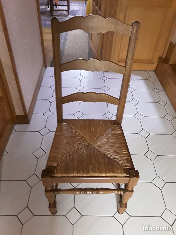 Lot de 6 chaises en chêne (image 2)