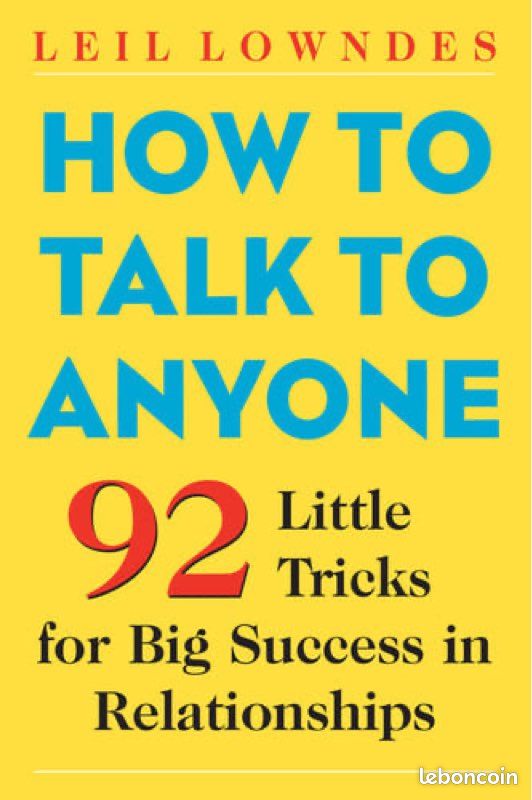 How to Talk to Anyone – Leil Lowndes (anglais) (image 1)