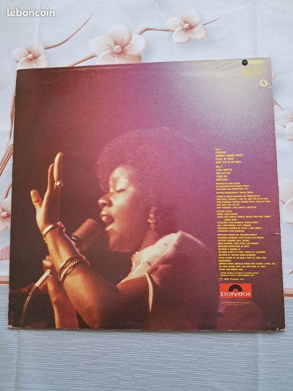 Disque vinyle 33 T Gloria Gaynor Love Tracks (image 2)
