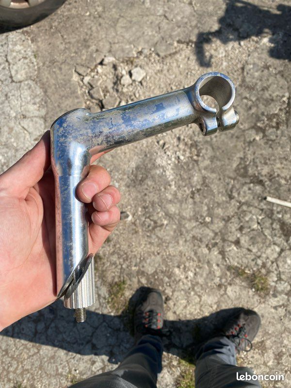 Potence De Vélo Ancien AVA - Pour Course Ou Cyclotourisme, Fabrication Française Vintage - Modèle Route