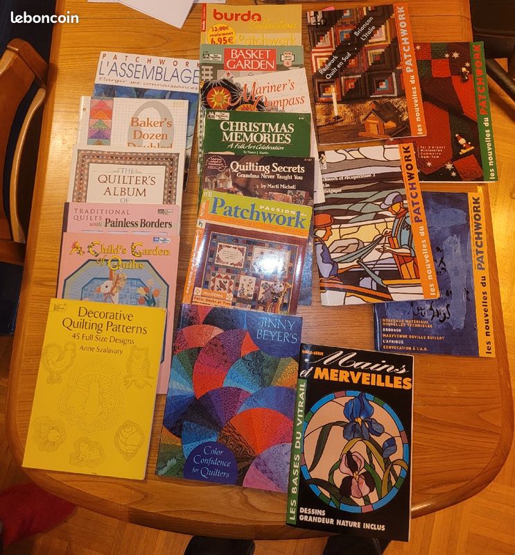 Lot livre et magazine patchwork, quilt et bouti (image 6)
