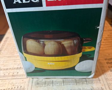 Cuit-œuf Vintage Stiebel Eltron EKA 6 – Années 70 – Jaune, Fonctionne