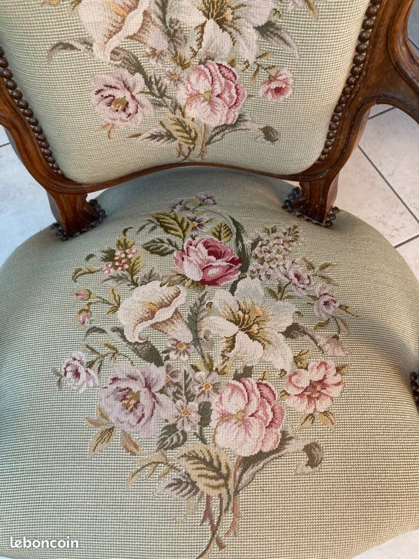 Fauteuils style Louis XV (image 4)