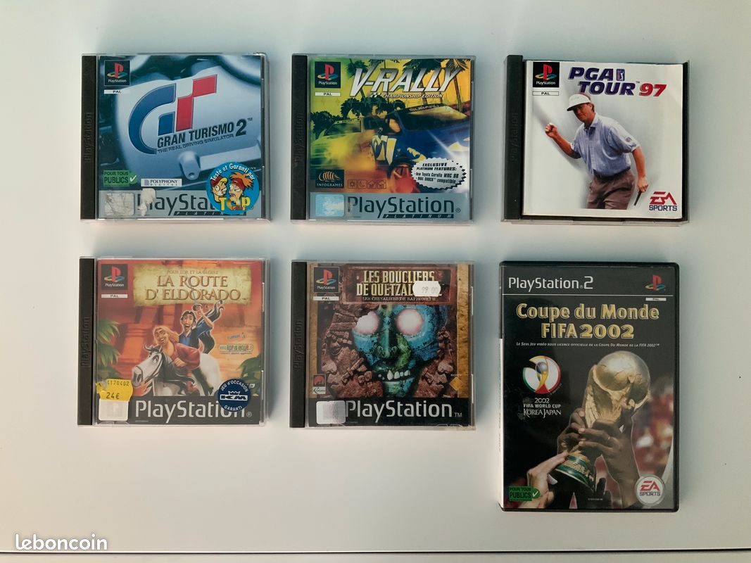 Lot 6 jeux PlayStation 2 (image 1)