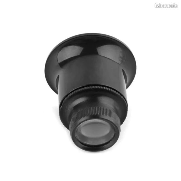 Schweizer® - Loupe Aplanétique à double grossissement (10x et 15x, 17 mm