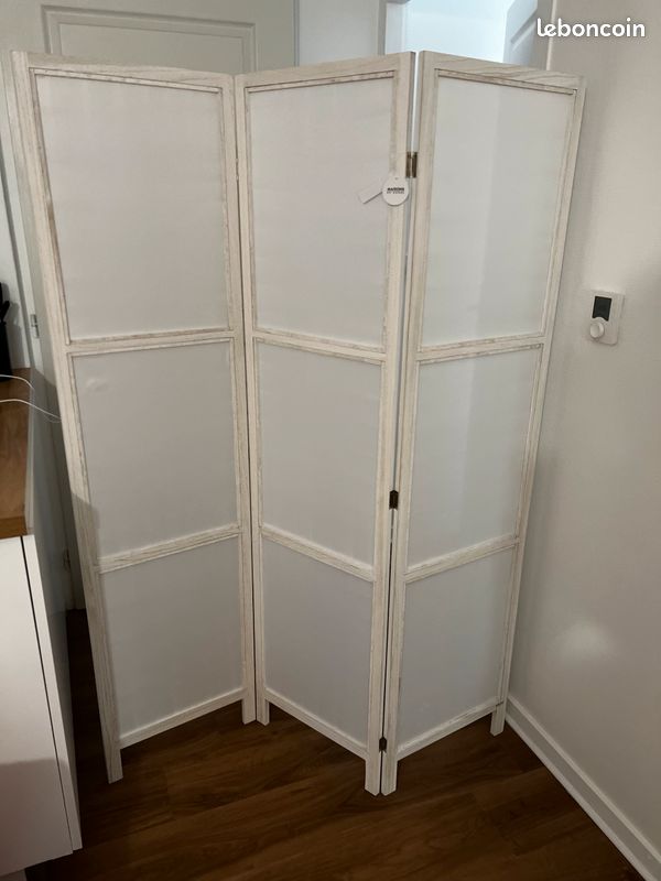 Paravent blanc maisons du monde (image 1)
