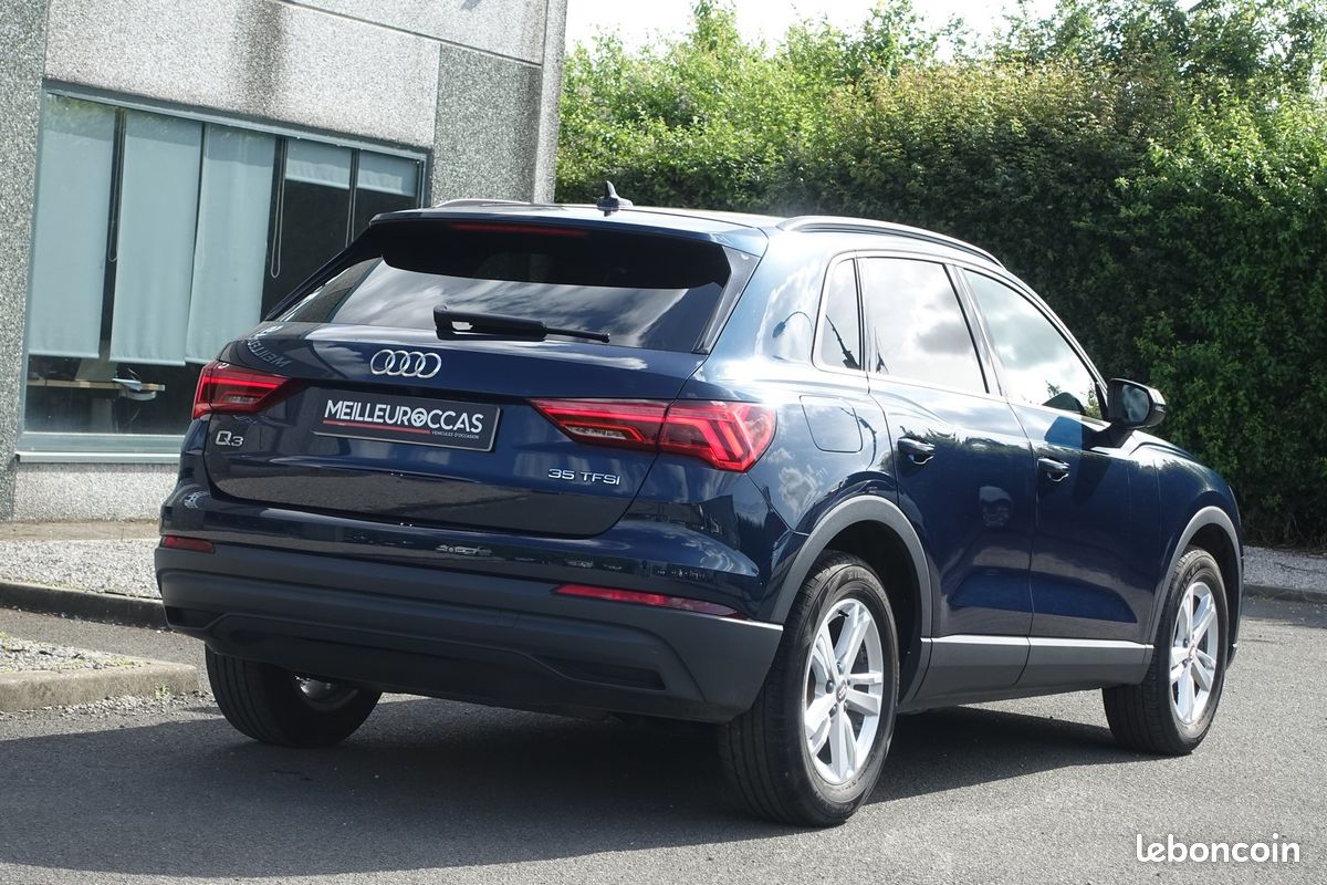 Q3 35 Tfsi S-Tronic 150ch Virtual cockpit/Cuir sport chauffant/Grd Gps Europe/Caméra/Régulateur/LED/1°Main/Garantie 12 mois (image 7)