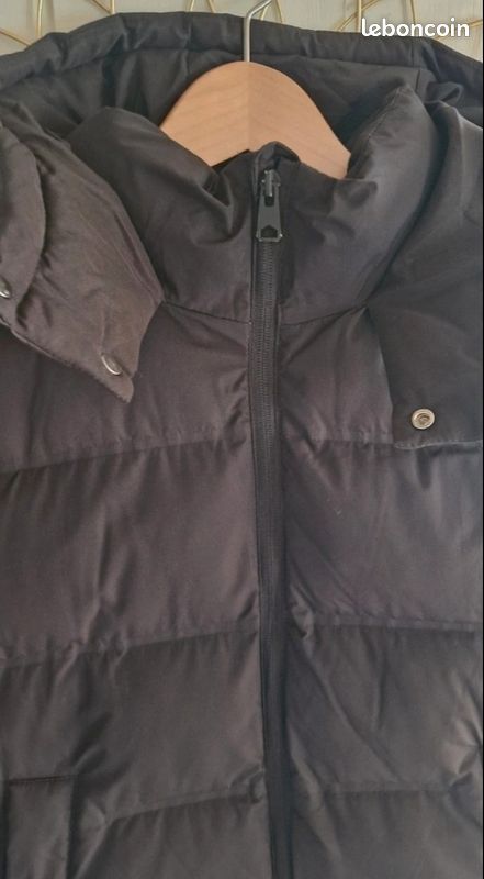 Doudoune Parka Mango Noir Taille L - Quasi Neuve - Style Décontracté Femme