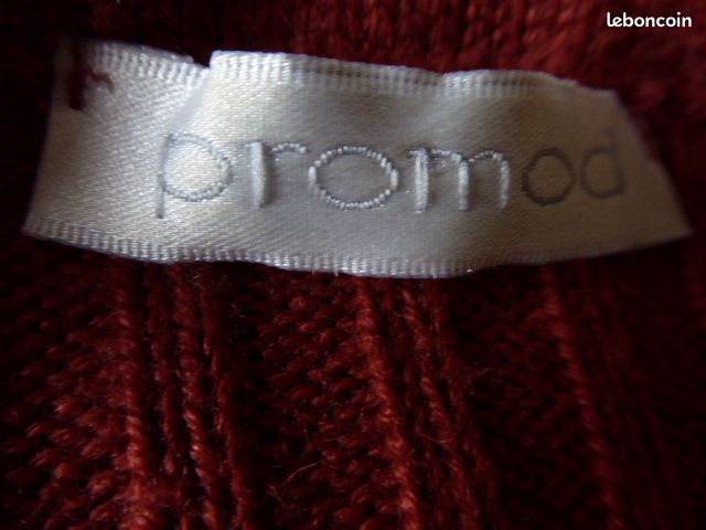 Pull rouge - Taille 38 (image 2)