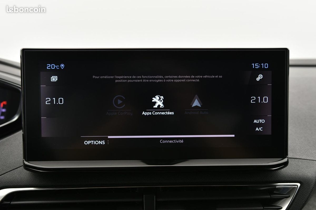 PEUGEOT 5008 BlueHDi 180ch EAT8 GT CUIR/HAYON ELEC/CAM AV (image 16)