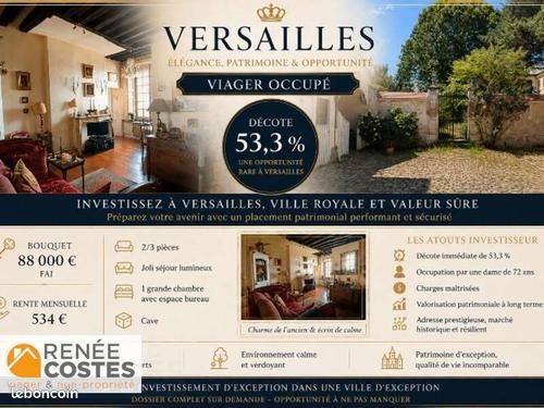 Appartement 2 pièces 48 m² · à Versailles · 48 m² · 88 000 €