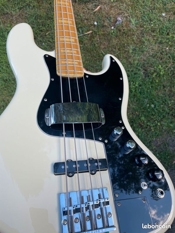 Fender Jazz Bass Marcus Miller - Olympic White (active) - 2006/2008 - Japonaise (image 8)
