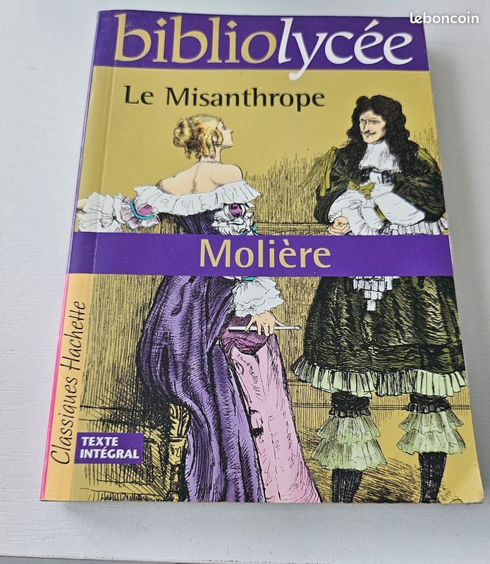 Livre" le misanthrope " de Molière (image 1)
