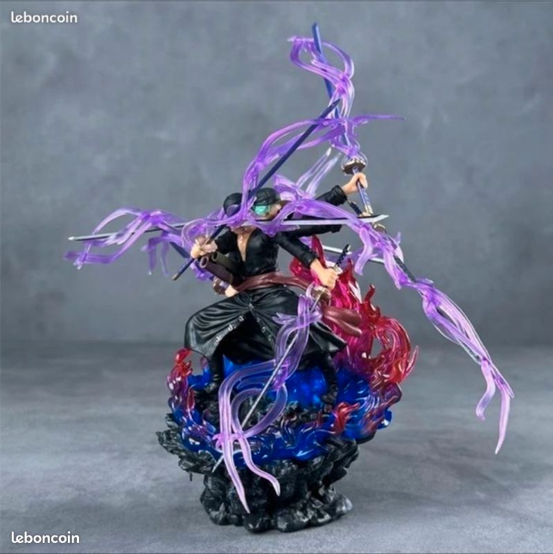 Figurine One Piece Zoro & Robin 40cm Ensemble (PVC, Neuve)