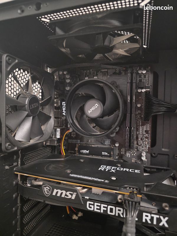 PC Gamer + Setup Complet RTX 3060 Ti / 144Hz / Logitech Superlight / Ducky (image 3)