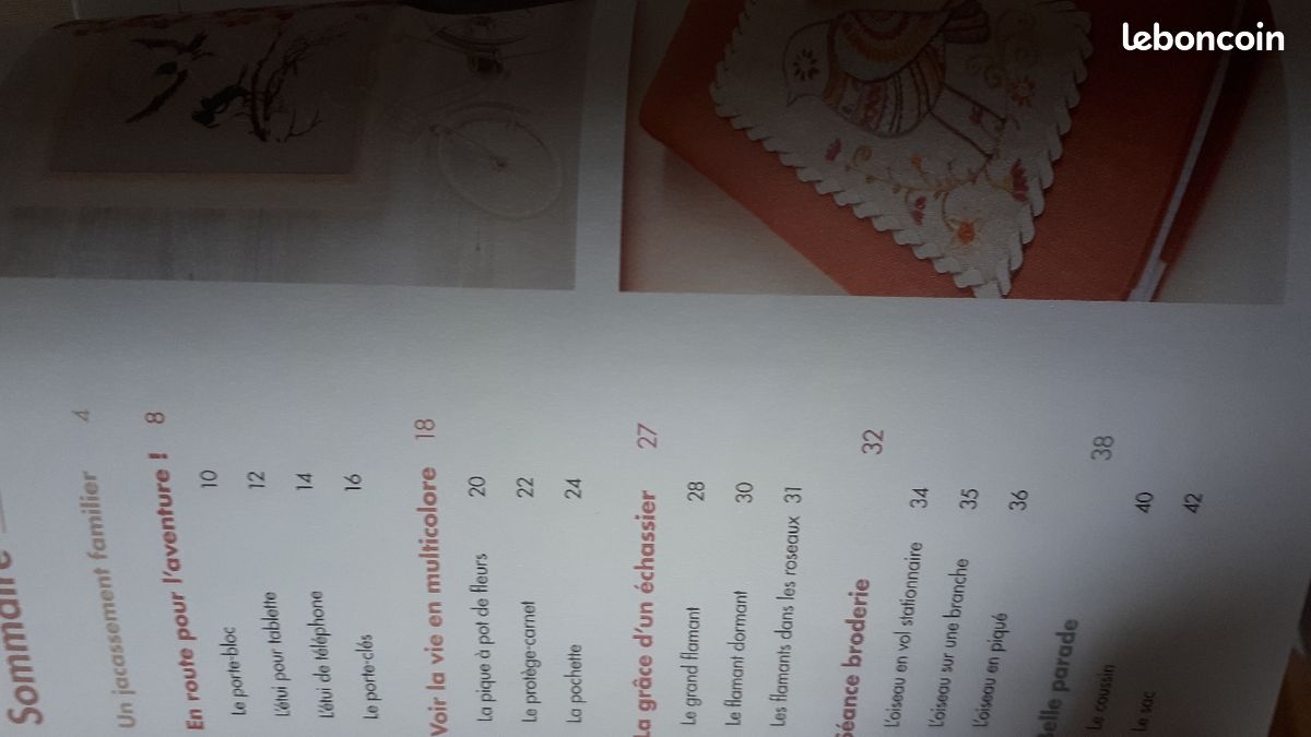 Deux livres broderie points comptés/ de croix (111123) (image 8)
