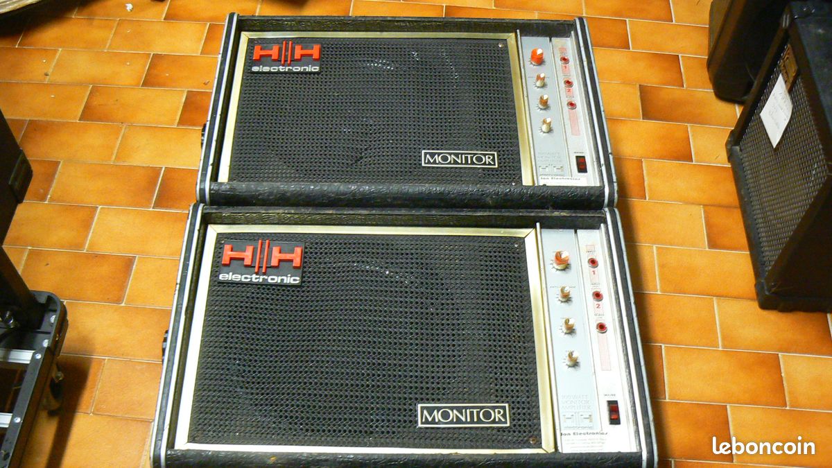 HH Monitors amplifiés 100 Watt vintage (2) (image 1)