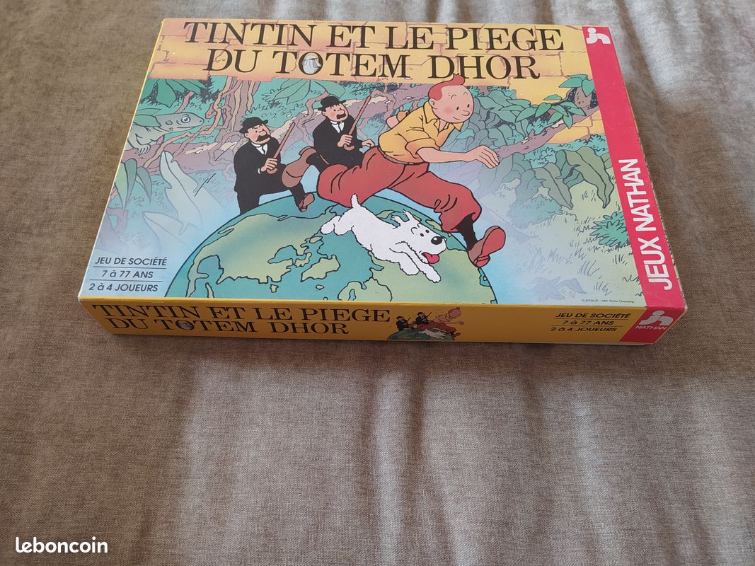 Jeu Tintin et le piège du totem dhor Edition de luxe tirage