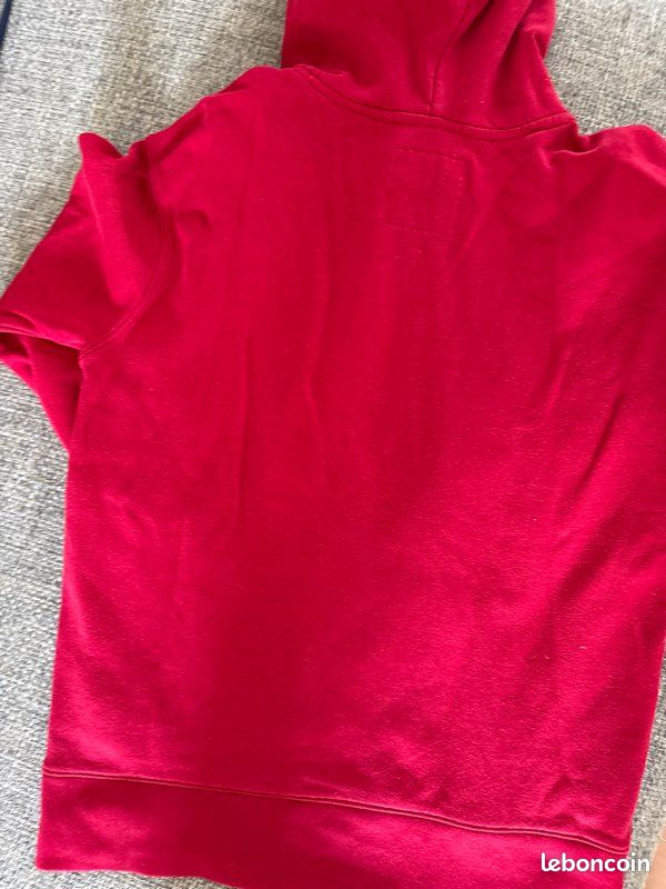 Sweat rouge Hollister (image 4)