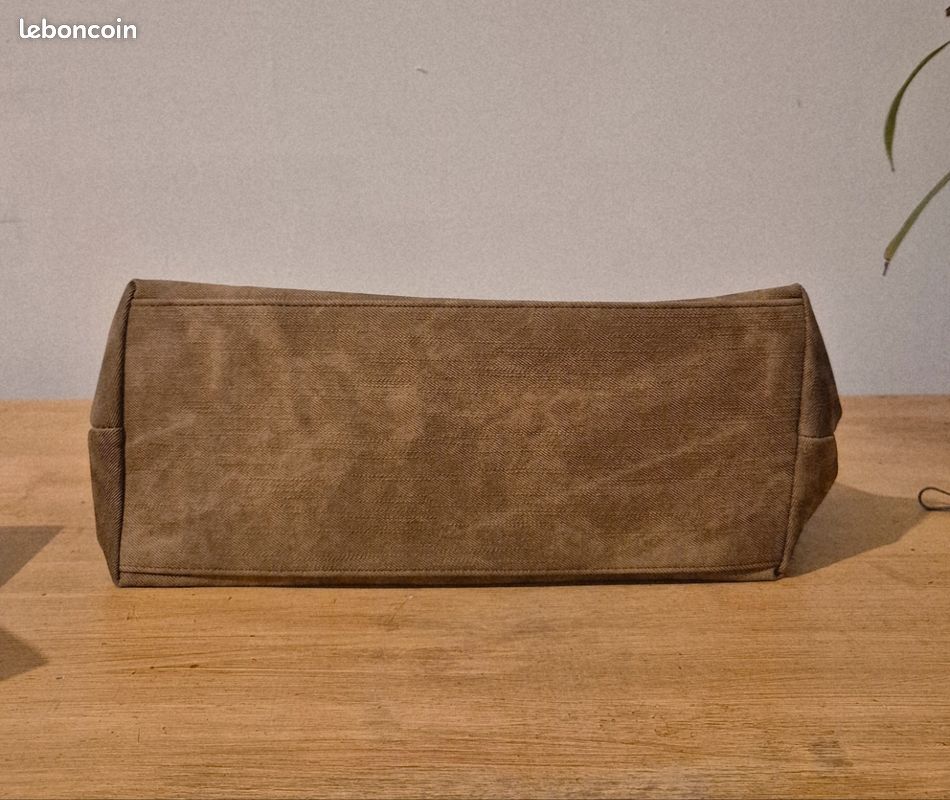 Sac type fourre-tout cognac (image 3)