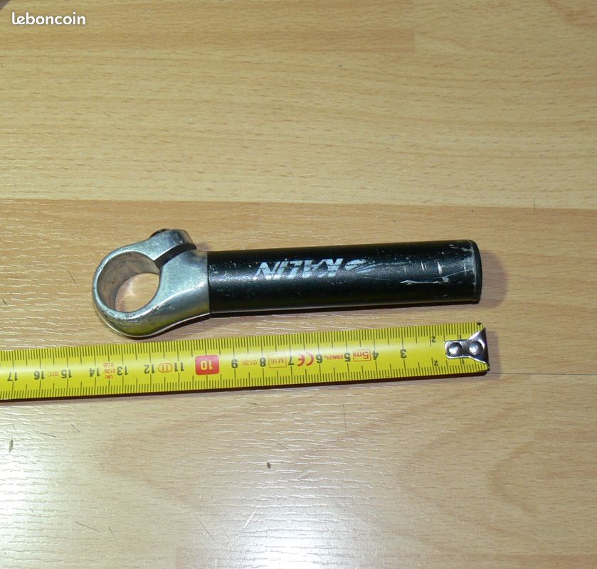 Embout de guidon, 2,5 cm x 4,2 cm 22 mm 2 pièces en alliage d'aluminium poignée d'extrémité pour moto pour course pour VTT(rouge