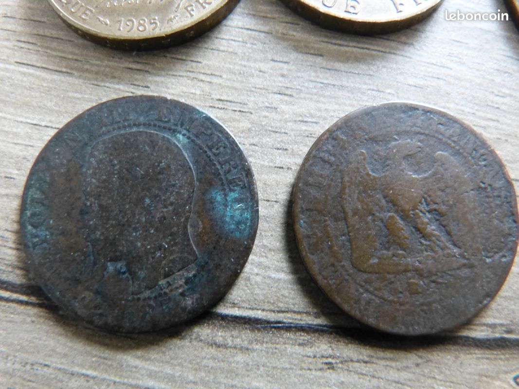 Lot anciennes pièces françaises en franc (image 6)