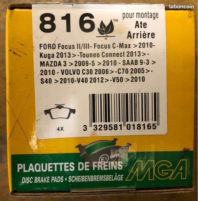Plaquettes de freins neuves (image 1)
