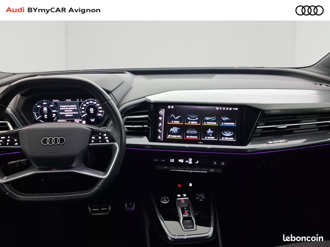 AUDI Q4 e-tron 40 204 ch 82 kWh S line (image 10)