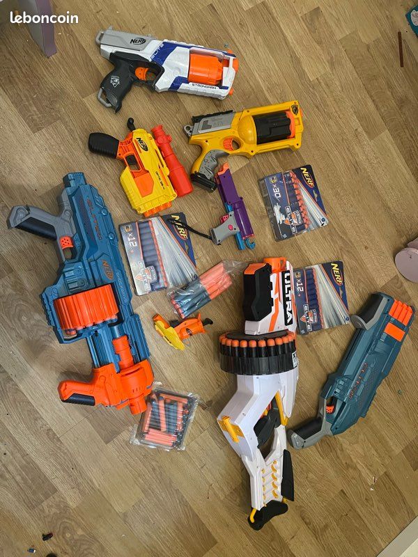 Lego Nerf Playmobil Nerf Nerf Elite Double Punch Guns And Darts