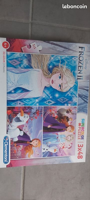 Lot de puzzles Reine des neiges 48/50 pièces (image 2)