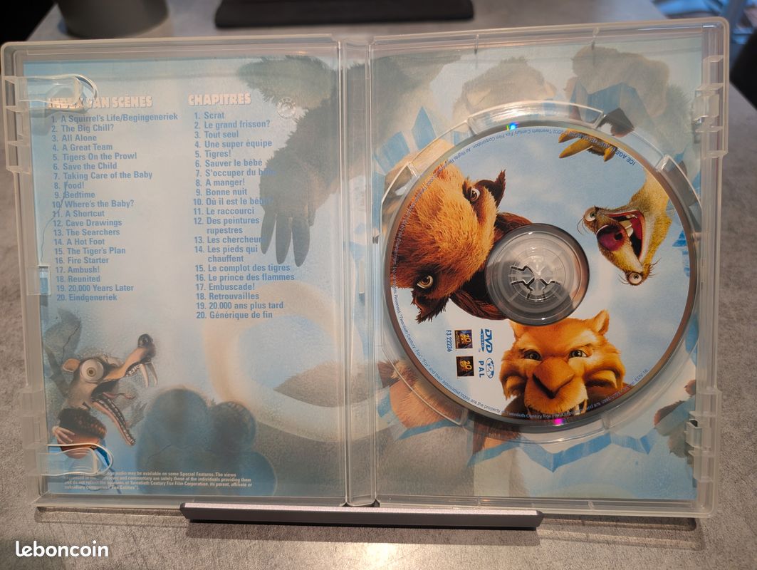 DVD - L'Âge de Glace 1 (Ice Age) Film Animation Famille Culte (image 2)