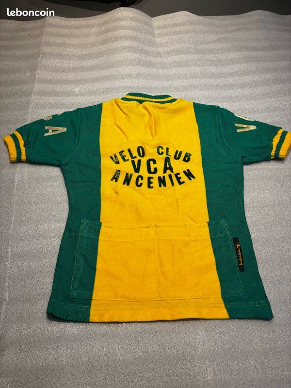Maillot cycliste UFOLEP A.S PTT POITIERS France Télécom La Poste vintage 14 ans