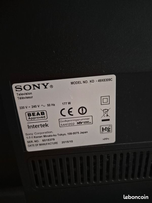Télévision Sony (image 3)