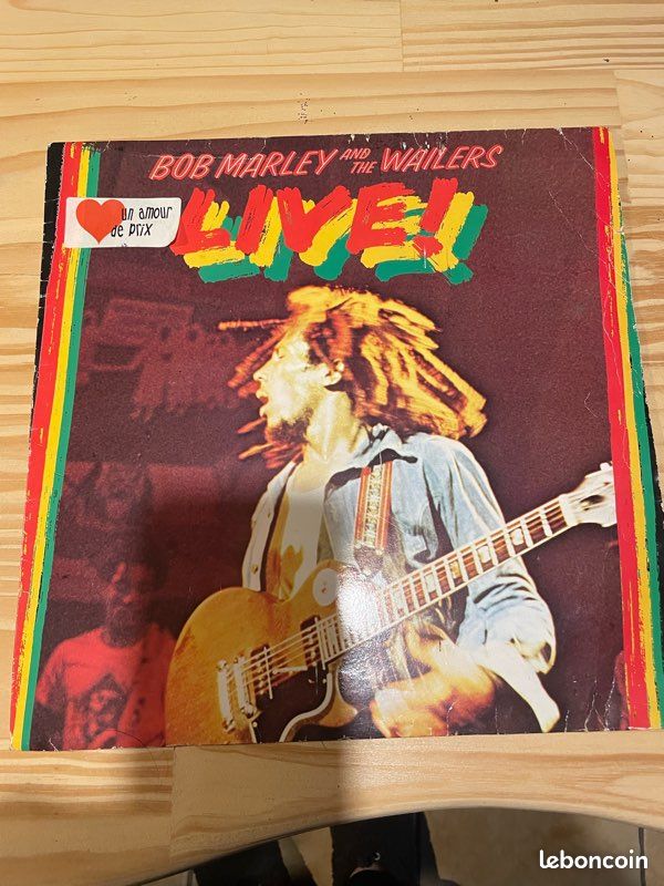 Disque vinyle Bob Marley and Wailers live (image 1)