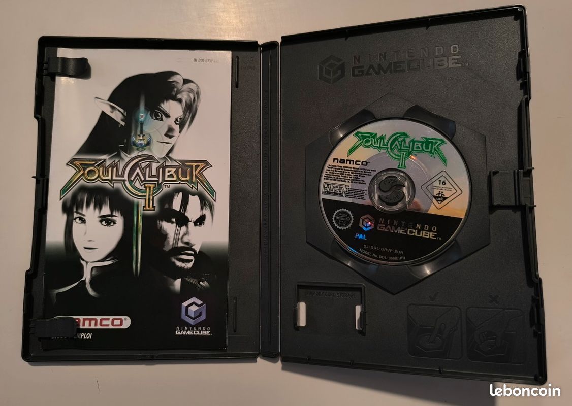 Jeu Soulcalibur 2 (Choix Des Joueurs) Pour GameCube - Version PAL/FR, Sortie 2003 | Bon état, Disque Rayé