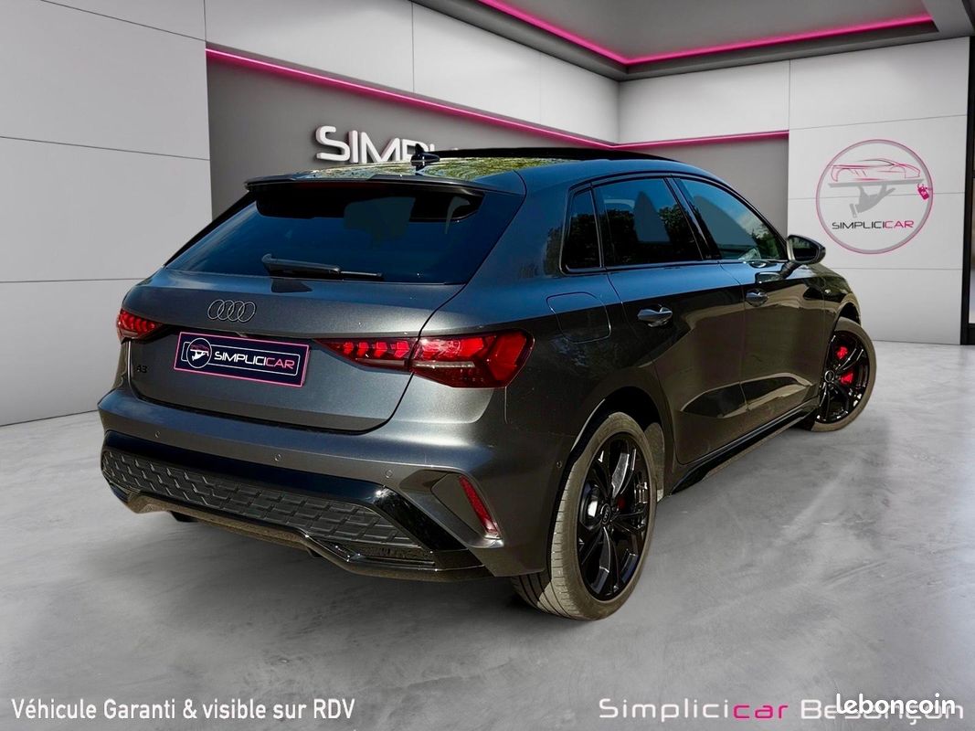 AUDI A3 Sportback 45 TFSI e 272ch PHEV S line S tronic Garantie constructeur 2030 FR (image 7)