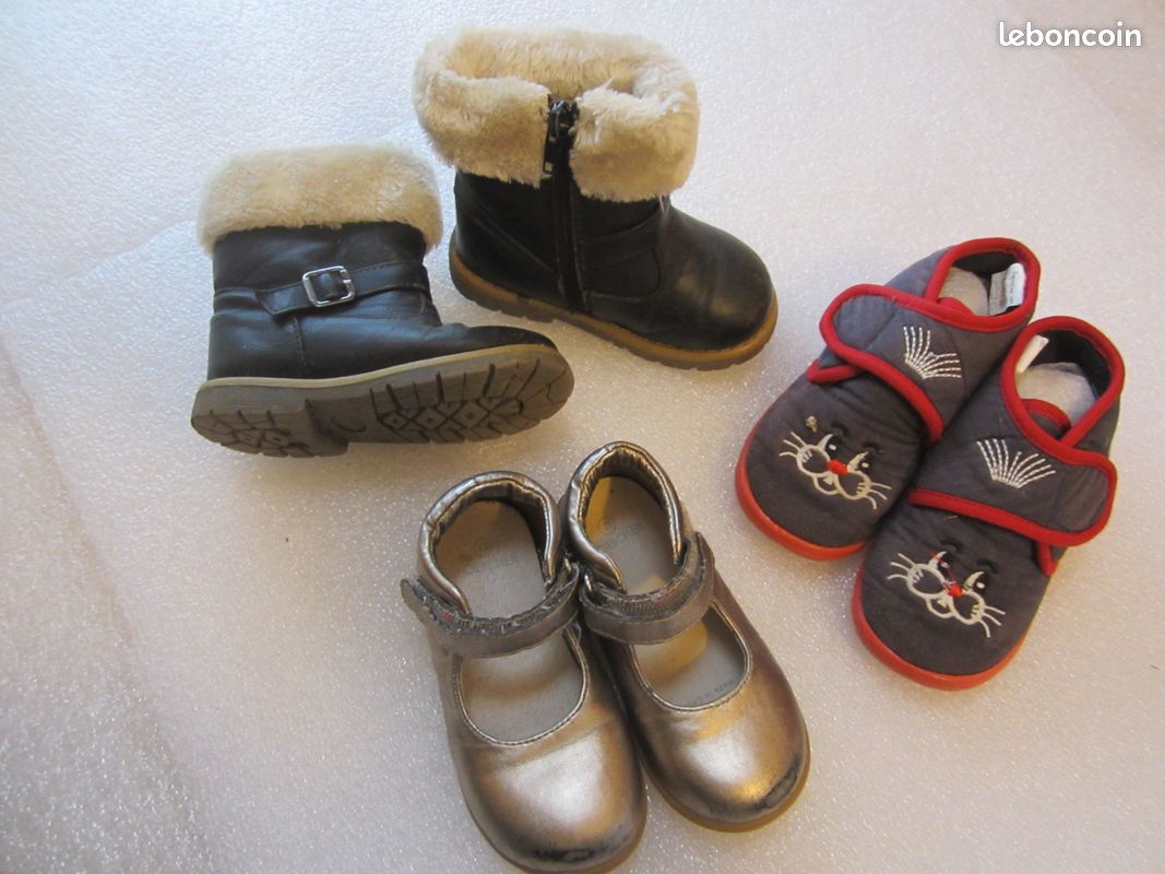 Chaussures + bottines fillette pointure 23 (image 1)